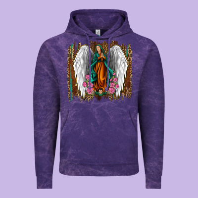 Lady Of Guadalupe Vintage Hoodie Designed By Jasminsmagicworld