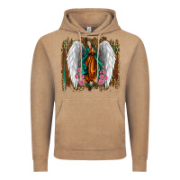 Vintage Coffee lady of guadalupe Vintage Hoodie - Jasminsmagicworld