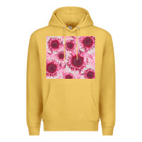 Antique Gold breast cancer sunflower Premium Hoodie - CowGirlArtShop