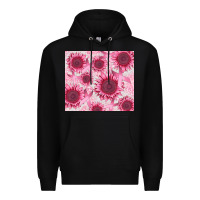 Black breast cancer sunflower Premium Hoodie - CowGirlArtShop