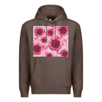 Coffee breast cancer sunflower Premium Hoodie - CowGirlArtShop