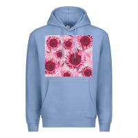 Colony Blue breast cancer sunflower Premium Hoodie - CowGirlArtShop