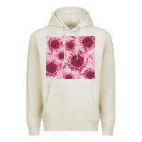 Oatmeal Heather breast cancer sunflower Premium Hoodie - CowGirlArtShop
