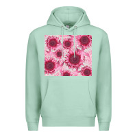 Seafoam breast cancer sunflower Premium Hoodie - CowGirlArtShop