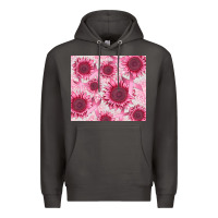 Smoke breast cancer sunflower Premium Hoodie - CowGirlArtShop