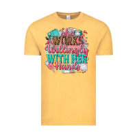 Vintage Mustard she works willingly with her hands Vintage Tee - NancyCooperArtShop