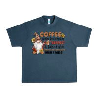 Midnight Navy coffee spelled backwards is eeffoc & i don't give Urban Heavy Tee - MaliasSmallBusiness