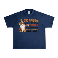 Navy coffee spelled backwards is eeffoc & i don't give Urban Heavy Tee - MaliasSmallBusiness
