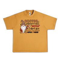 Coffee Spelled Backwards Is Eeffoc & I Don't Give Urban Heavy Tee | Teevron