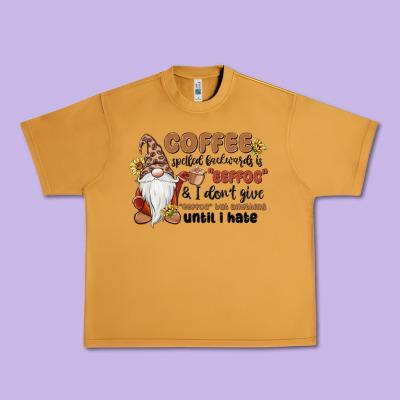 Coffee Spelled Backwards Is Eeffoc & I Don't Give Urban Heavy Tee Designed By Maliassmallbusiness