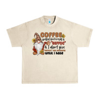 Sandshell coffee spelled backwards is eeffoc & i don't give Urban Heavy Tee - MaliasSmallBusiness