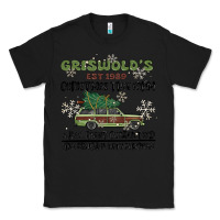 Black christmas tree farm Classic Tee - MaliasSmallBusiness