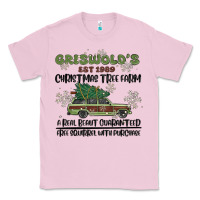 Bubblegum Pink christmas tree farm Classic Tee - MaliasSmallBusiness