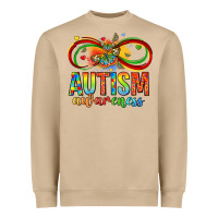 Mushroom autism awareness butterfly infinity symbol Heavyweight Sweatshirt - LillyAllenDesigns