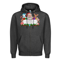 Custom Name Christmas Zipper Hoodie | Teevron