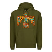 Army Green thunderbird Premium Hoodie - JahusDesignShop