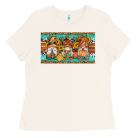 Bone western fall gnomes sippy cup Ladies Tee - Artiststas