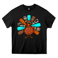 Black Thanksgiving Turkey Heavy Core Tee - JahusDesignShop
