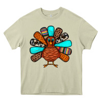 Mossy Thanksgiving Turkey Heavy Core Tee - JahusDesignShop