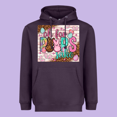 Oh For Peeps Sake Tumbler Easter Day Heavyweight Hoodie Designed By Howdyjamesfarm