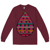 Burgundy Hispanic Heritage Long Sleeve Tee - BundleAndBundleShop