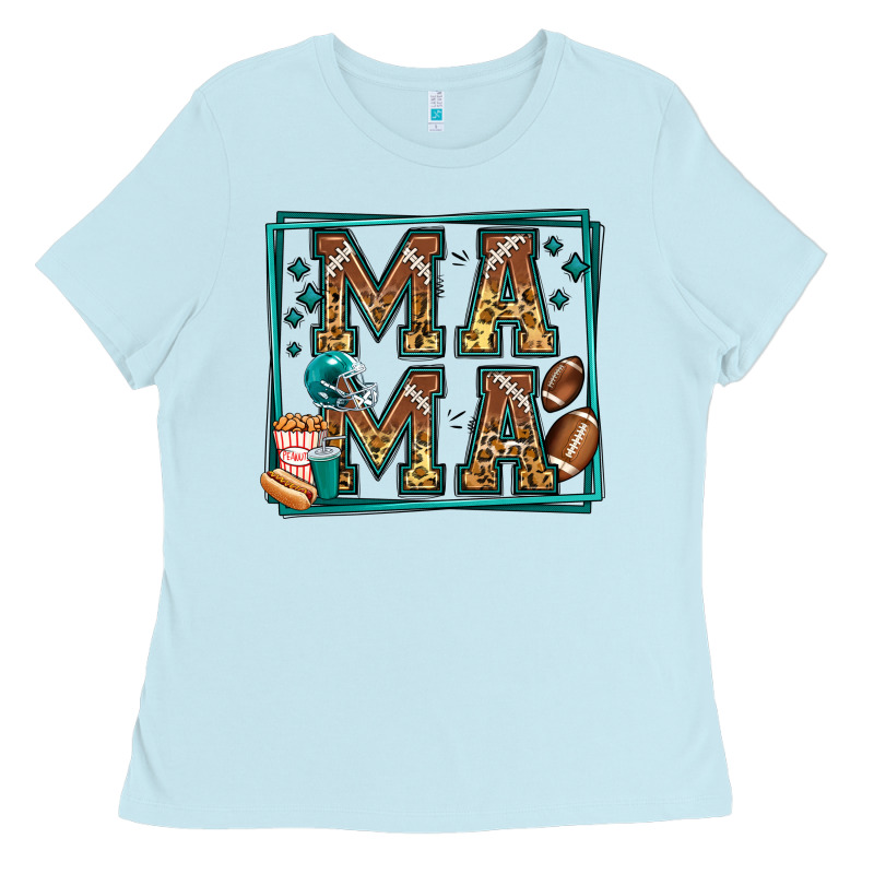 American Football Mama Ladies Tee by Jasminsmagicworld | Teevron