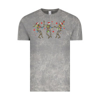 Cloud Rock dancing skeleton christmas Vintage Tee - MaliasSmallBusiness