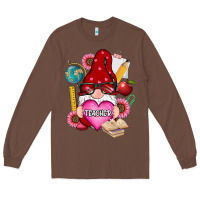 Chestnut valentines day teacher gnome Long Sleeve Tee - RanaPortraitStore