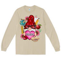 Valentines Day Teacher Gnome Long Sleeve Tee | Teevron