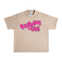 French Oak birthday girl Urban Heavy Tee - MaliasSmallBusiness