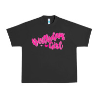 Pigment Black birthday girl Urban Heavy Tee - MaliasSmallBusiness