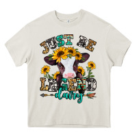Cream just be legend dairy heifer Heavy Core Tee - Jasminsmagicworld