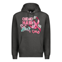 Charcoal Heather chemo hair dont care Premium Hoodie - CowGirlArtShop
