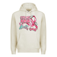Oatmeal Heather chemo hair dont care Premium Hoodie - CowGirlArtShop