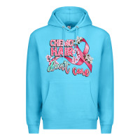 Ocean Blue chemo hair dont care Premium Hoodie - CowGirlArtShop