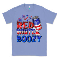 Colony Blue red white boozy Classic Tee - NancyCooperArtShop