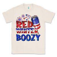 Natural red white boozy Classic Tee - NancyCooperArtShop