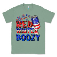 Sage red white boozy Classic Tee - NancyCooperArtShop