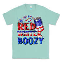 Seafoam red white boozy Classic Tee - NancyCooperArtShop