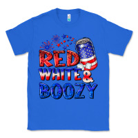 True Royal red white boozy Classic Tee - NancyCooperArtShop