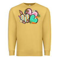 Antique Gold Easter heart Easter Day Premium Sweatshirt - CowGirlArtShop