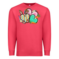 Cardinal Easter heart Easter Day Premium Sweatshirt - CowGirlArtShop