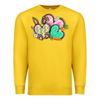 Lemon Easter heart Easter Day Premium Sweatshirt - CowGirlArtShop