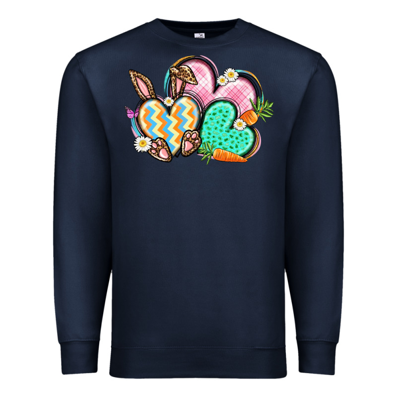 Easter Heart Easter Day Premium Sweatshirt by CowGirlArtShop | Teevron