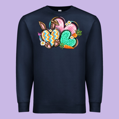 Easter Heart Easter Day Premium Sweatshirt Designed By Cowgirlartshop