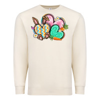 Sandshell Easter heart Easter Day Premium Sweatshirt - CowGirlArtShop