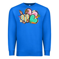 True Royal Easter heart Easter Day Premium Sweatshirt - CowGirlArtShop