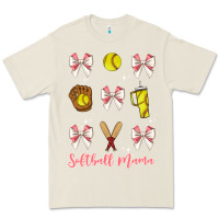 Bone softball coquette bow Premium Tee - JahusDesignShop