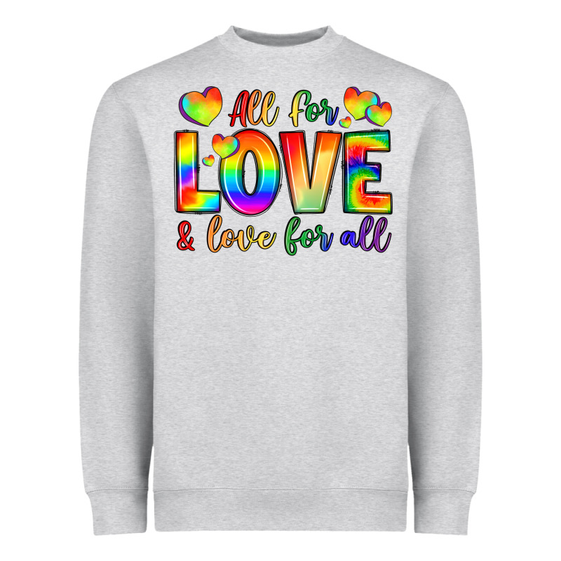 All For Love And Love For Love Heavyweight Sweatshirt by LillyAllenDesigns | Teevron