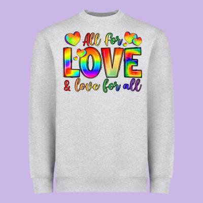 All For Love And Love For Love Heavyweight Sweatshirt Designed By Lillyallendesigns